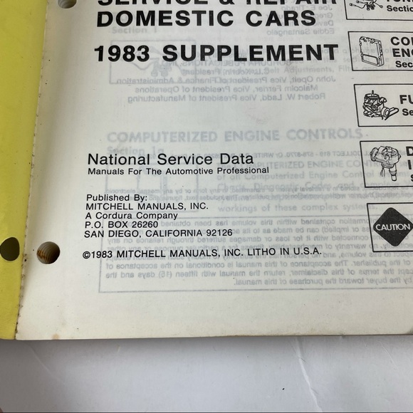 Mitchell Tune Up Service Repair Domestic Cars - Picture 7 of 8